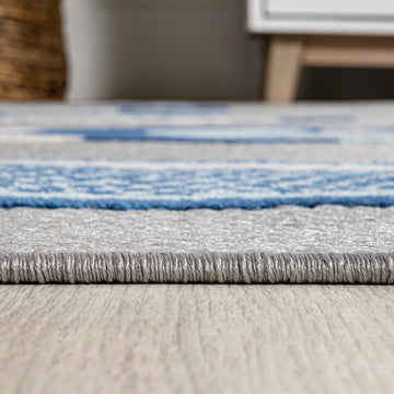 Algarve Modern Fish High-low Indoor/outdoor Area Rug